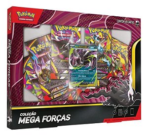 Box Pokémon Coleção Mega Forças Mega Darkrai Ex - Copag