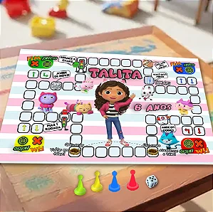 Jogo Ludo a Casa Mágica da Gabby