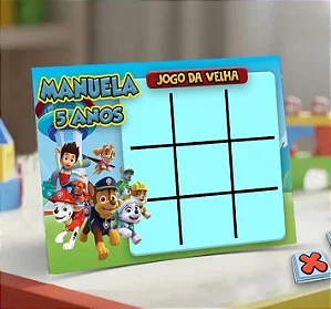 Jogo da Velha Patrulha Canina