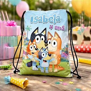 Mochilinha Saco Bluey