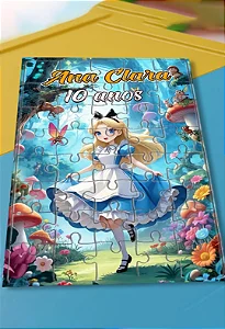 Quebra Cabeça Alice no Pais das Maravilhas