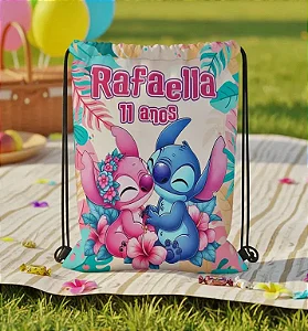 Mochilinha Saco Lilo & Stich
