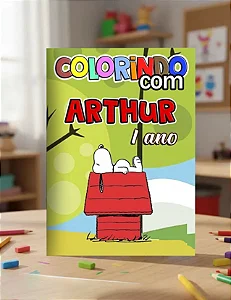 Revistinha para colorir Snoop