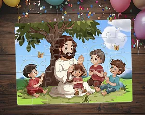 Quebra cabeça Jesus / Evangelização