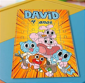 Quebra cabeça O INCRÍVEL MUNDO DE GUMBALL