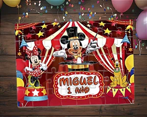 Quebra cabeça Mickey Circo