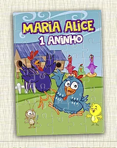 Quebra cabeça A Galinha Pintadinha