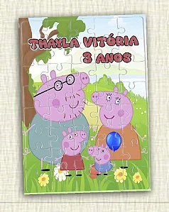 Quebra cabeça Família Pig