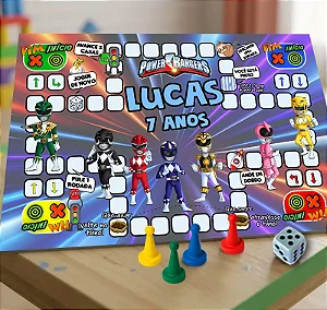 Jogo Ludo Power Rangers