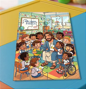 Quebra cabeça - Jesus - Evangelização Infantil