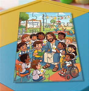 Quebra cabeça - Jesus Evangelização Infantil *