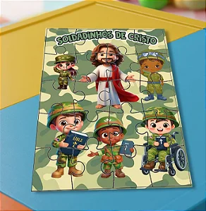 Quebra cabeça - Jesus Evangelização Infantil -