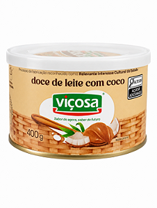 Doce de leite com coco Viçosa 400g uni