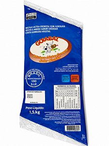 Mistura láctea cheddar Goiabal bisnaga 1,5 kg