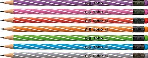 LAPIS DE ESCREVER HB CIS SPIRO SORTIDO UNIDADE