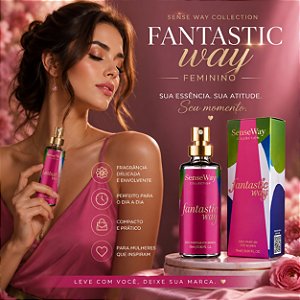 Perfume Fantastic Way Sense Way Feminino 15ml – Elegância e Encanto