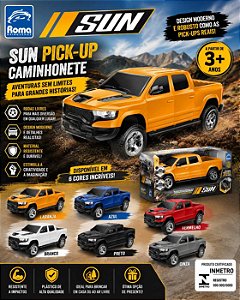 Carrinho Caminhonete Sun Pick-Up Roma Brinquedos | Pick-Up Infantil de Brinquedo