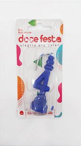 VELA ANIVERSÁRIO SKIN AZUL N4