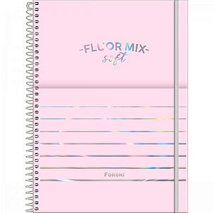 CADERNO 1 MATÉRIA 80FLS FLUOR MIX SOFT FSC