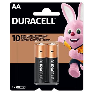 PILHA DURACELL ALCALINA  AA COM 2