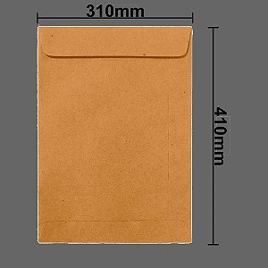 Envelope Saco Natural A3 310x410mm – Envelope Kraft para Documentos Grandes