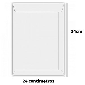 Envelope Saco Branco A4 Tilibra – Envelope para Documentos em Papel Resistente
