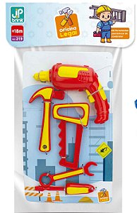 Brinquedo Oficina Legal na Solapa JXP Brink – Kit Infantil de Ferramentas