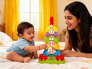 Brinquedo Gira Zoo na Caixa JXP Brink – Brinquedo Infantil Divertido