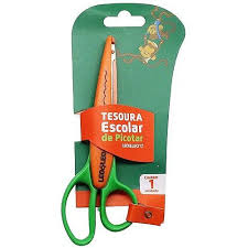 Tesoura Artesanal Onda Sortida Jocar – Corte Decorativo para Artesanato e Scrapbook