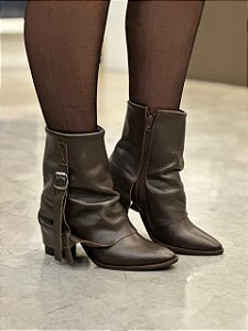 Bota Feminina Cano Curto Preta