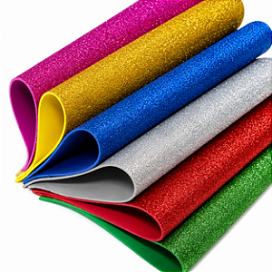 FOLHA DE EVA COM GLITTER 40CMX47CM