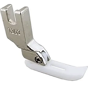Calcador Teflon Para Zíper Comum Reta Industrial