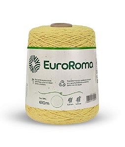 Barbante Euroroma nº 8 Colorido - 600g - Crochê e Tricô