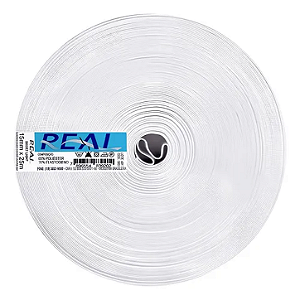 Elástico 15 mm Branco Real - Rolo com 25 Metros
