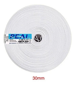 Elástico 30 mm Branco Real - Rolo com 25 Metros