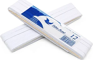 Elástico São José Pigeon Nº12 Branco 7mm - Peça com 10mts