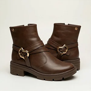 Bota Coturno Dakota Cano Curto D2403 Café