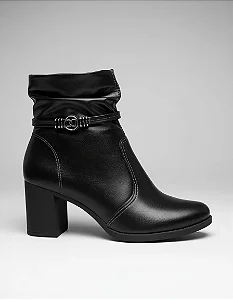 Bota Dakota Feminina Cano Curto D2195 Preto Slouch