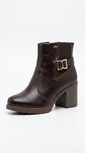 Bota Coturno Dakota D2431 Ristretto Couro Legítimo