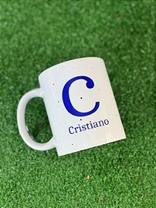 Caneca Com Inicial e Nome