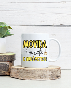Caneca Personalizada Café e Quilômetros