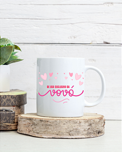 Caneca Personalizada De Uso Exclusivo Da Vovó