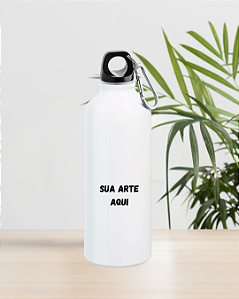Garrafa Mosquetão Personalizada Com Sua Arte