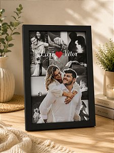 Quadro Fotos Casal