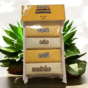Brinde Setembro Amarelo ( pacote com 15 unidades)