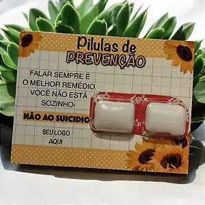 Card Setembro Amarelo (pacote com 15 unidades)