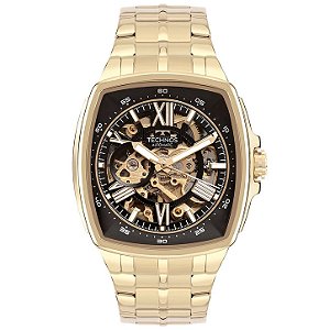 Relógio Technos Masculino Automático Skeleton Dourado G3265AI/1P
