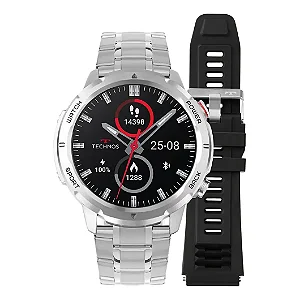 Smartwatch Technos Connect Sports Call Prata