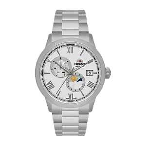Relógio Orient Special Caliber 39mm Prata YN6SS034-S3SXD