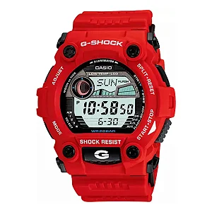 Relógio Casio G-Shock Rescue Masculino Vermelho